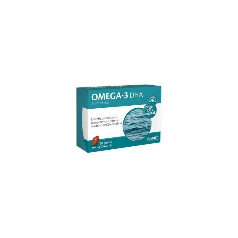 Omega 3 Dha Aceite De Alga Eladiet 60 Perlas