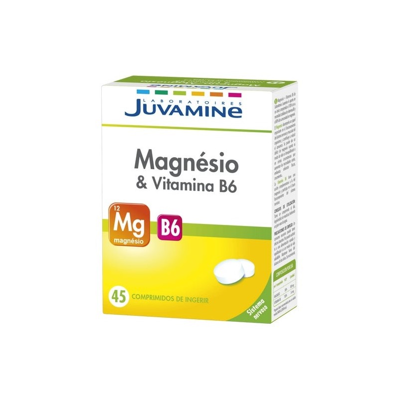 Juvamine Magnesio + Vitamina B6 45 Comprimidos