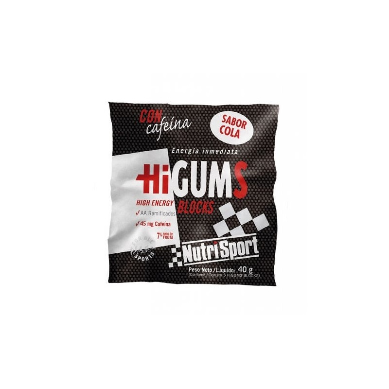 Nutrisport Higums Cola Cafeina 40G