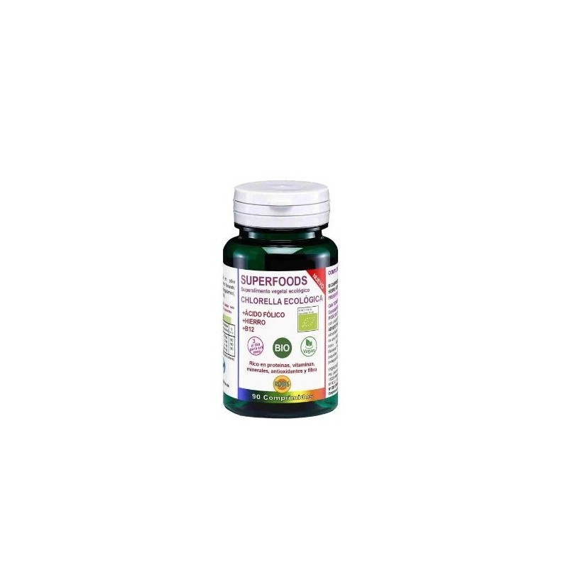 Robis Chlorella Eco + Acido Folico + Hierro + B12 90Comp