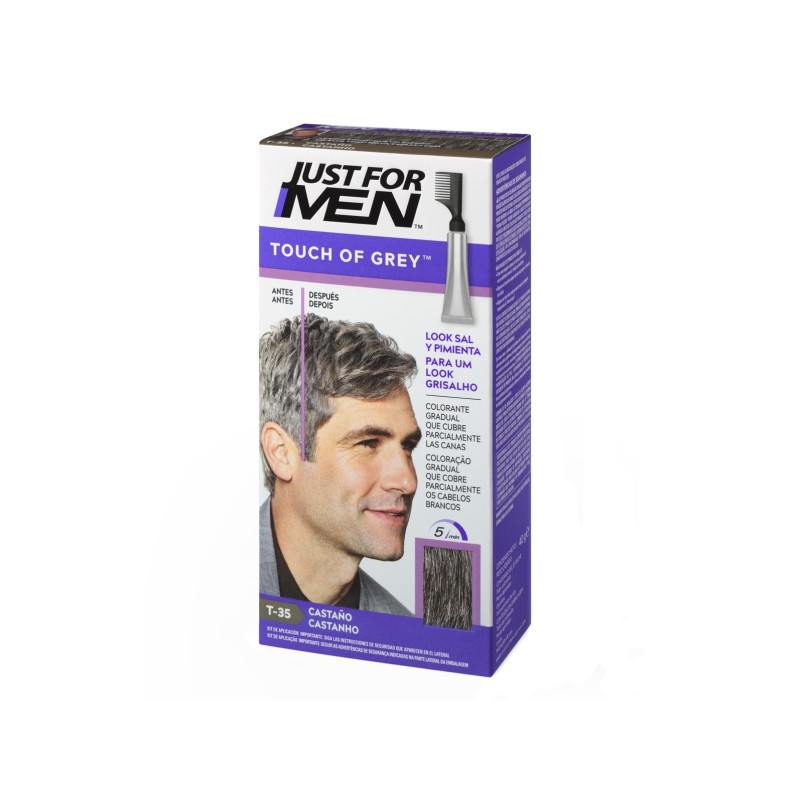 Just For Men Touch Of Grey Castaño 40G