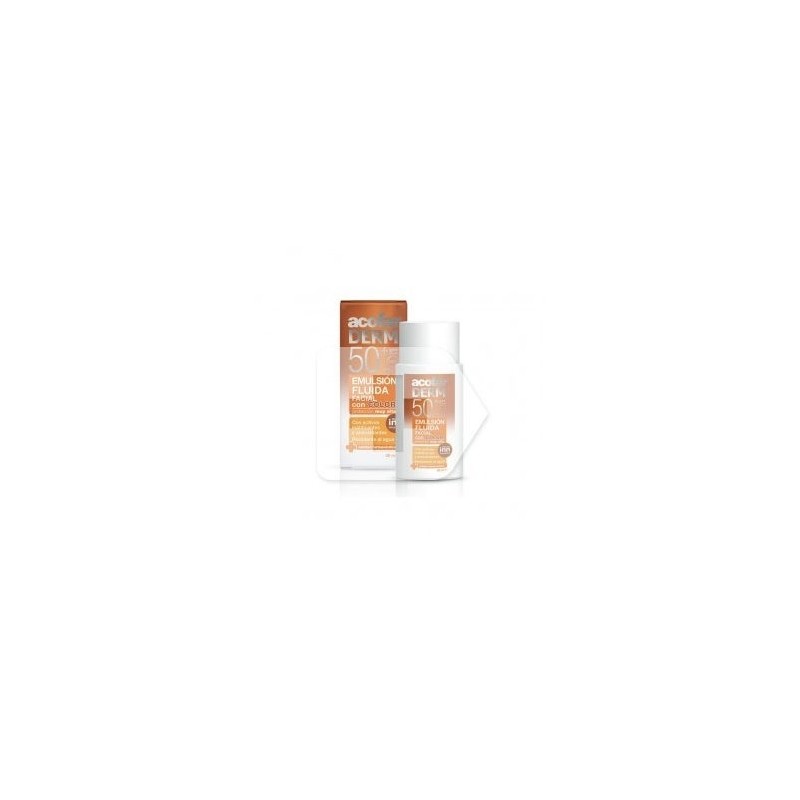 Acofarderm Fluida Facial Con Color Spf50+ 50Ml