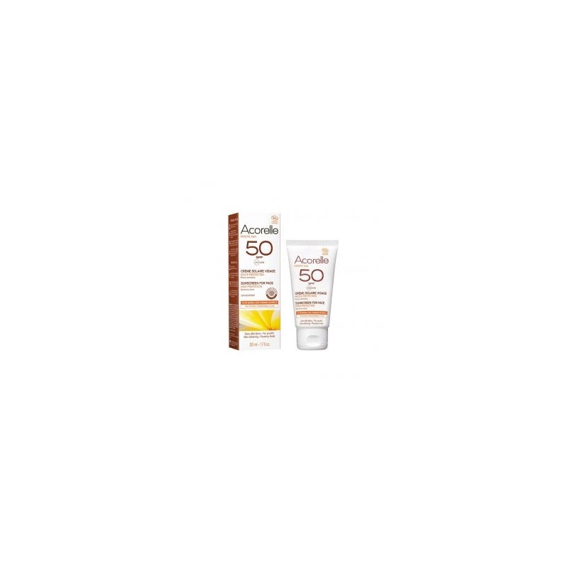 Crema Solar Facial Spf50 Acorelle 50 Ml