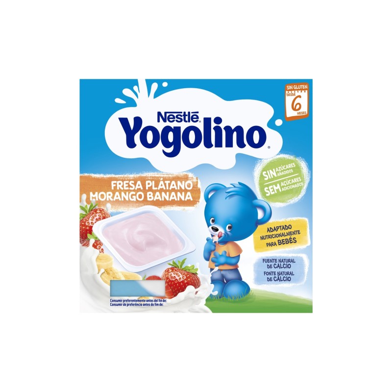 Nestlé Yogolino Fresa Y Platano 4 X 100G