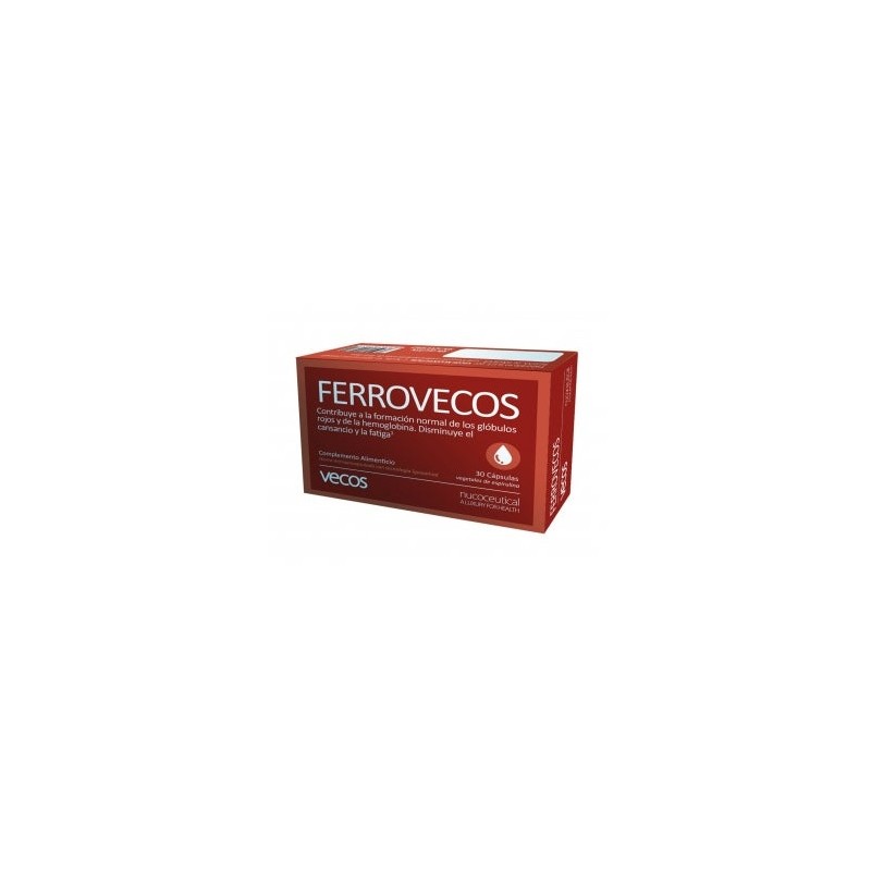 Vecos Nucoceutical Ferrovecos 30 Cápsulas