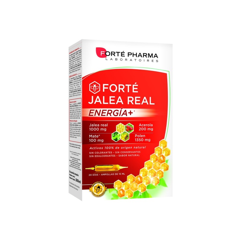 Forte Pharma Forte Jalea Real Energia+ 20 Ampollas