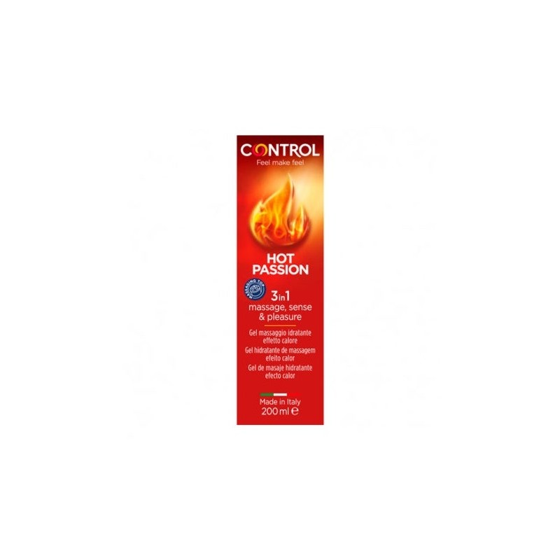 Control Gel Masaje Hot Passion 200Ml