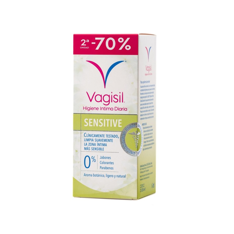 Vagisil Higiene Íntima Diaria Sensitive Pack 2X250Ml