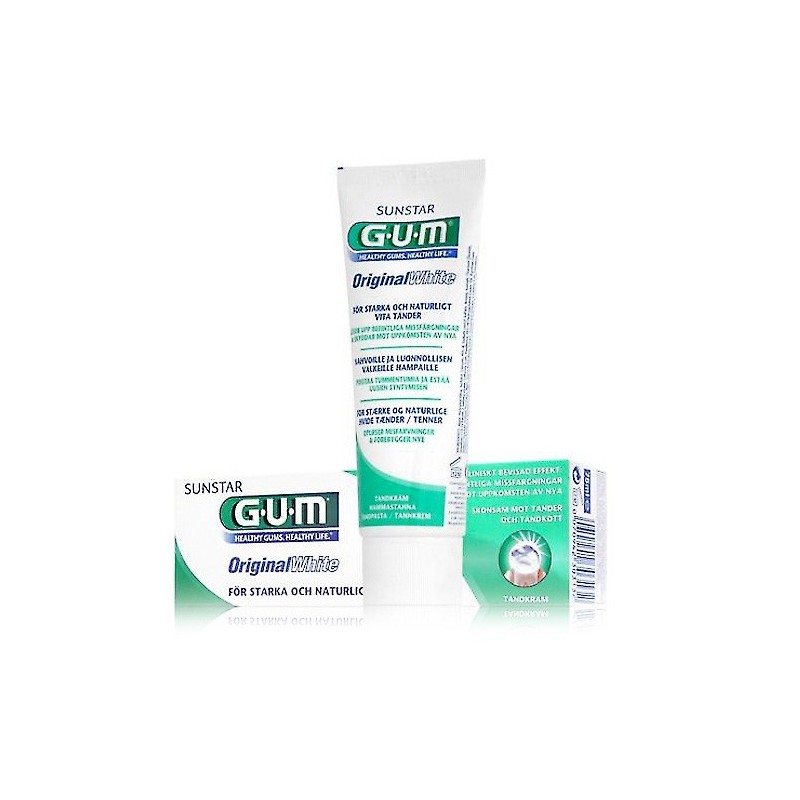 Gum Original White Pasta Dental 75 Ml