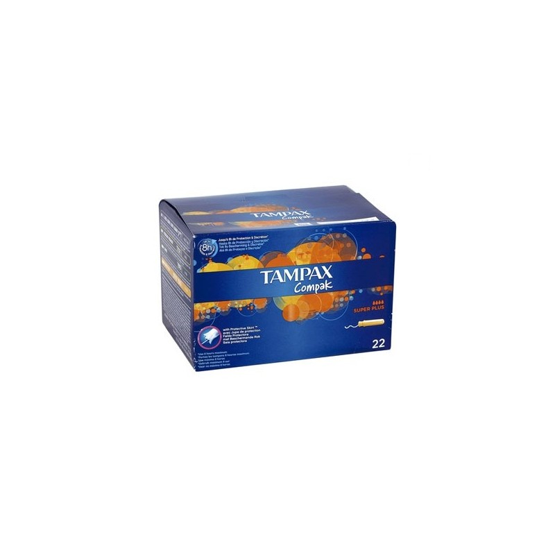 Tampax Compak Tampones Super Plus 22Und