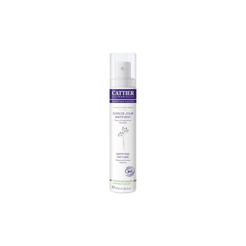 'Cattier Fleur D''Emulsion Soin De Jour Matifiant 50Ml'