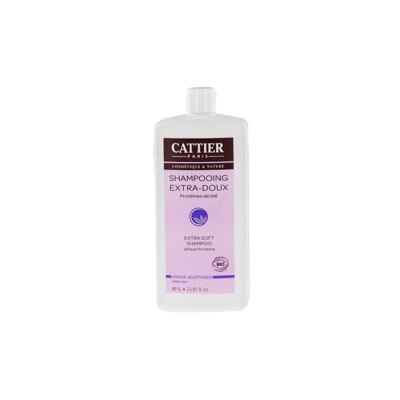 Cattier Shampooing Extra Doux 1Litre