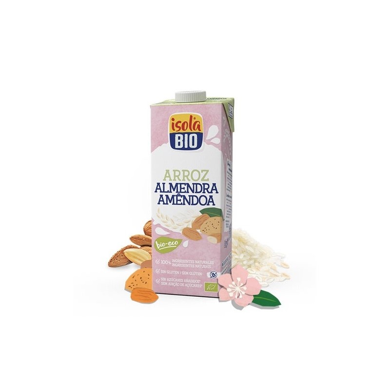 Isola Bio Bebida Veg Arroz Almendras Bio 1000Ml