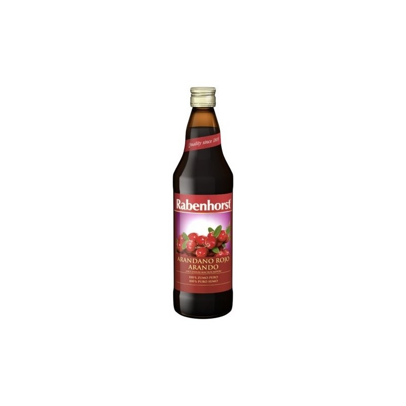 Rabenhorst Zumo De Arandano Rojo Americano 750Ml