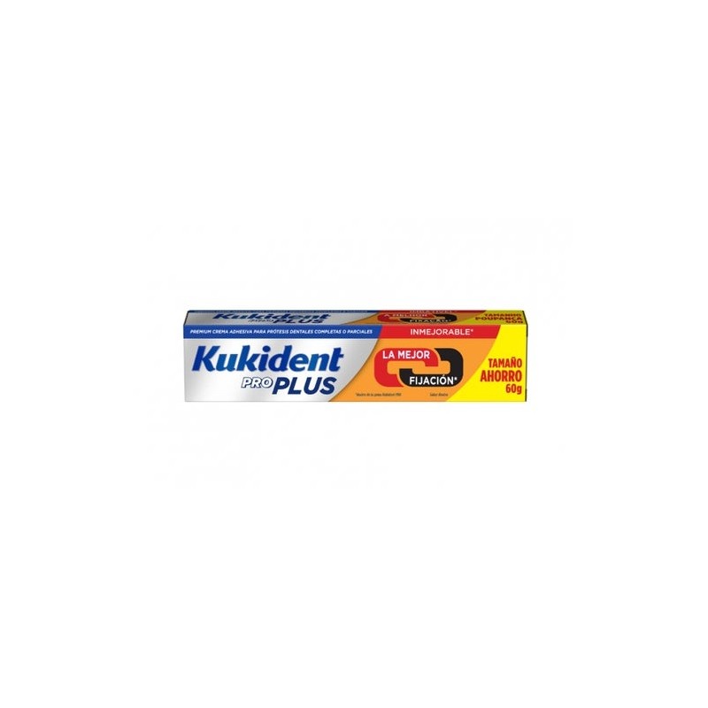 Kukident Pro Doble Acción Crema Adhesiva Prótesis Dent Neutro 70G