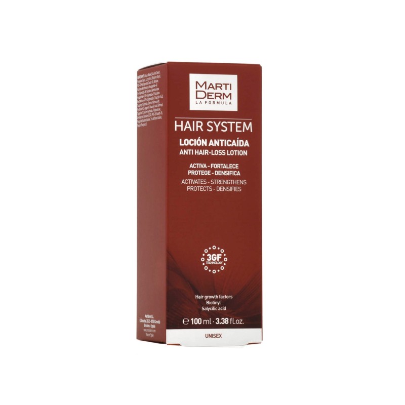 Martiderm Hair System Loción Anticaída 100 Ml