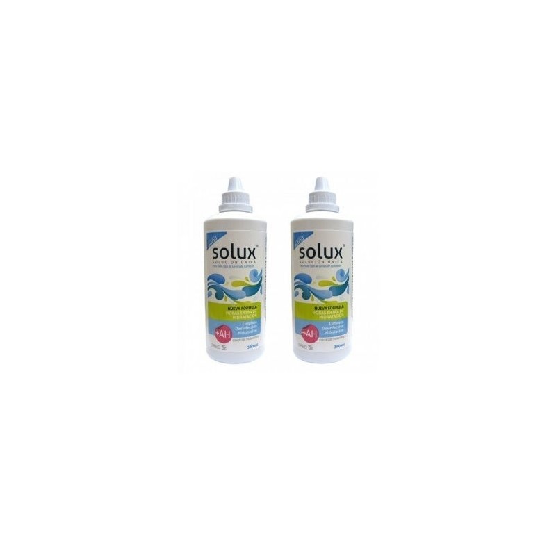 Solux Solución Unica + Ah 360Ml X 2Uds