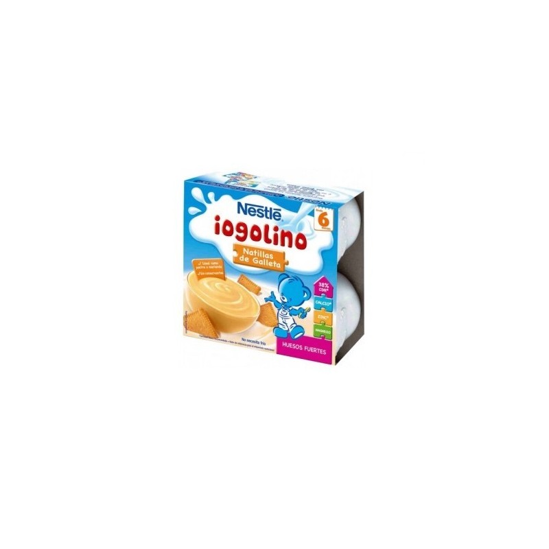 Nestle Yogolino Natillas Con Galleta 4X100G