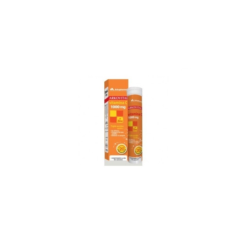 Arkovital Vit C 1000Mg 20 Comp Efervesce