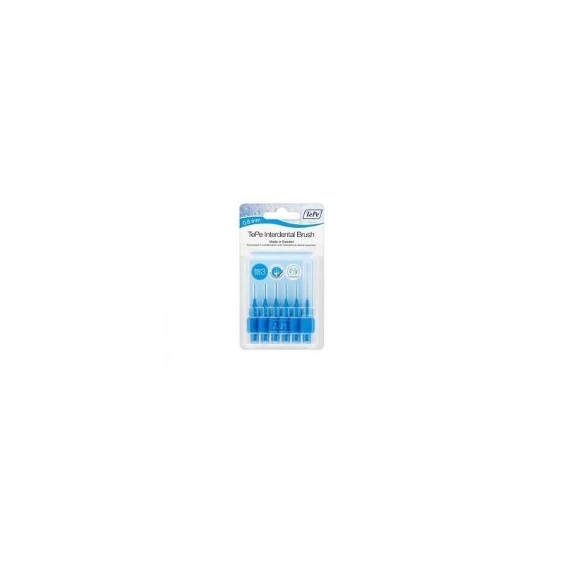 Tepe Interdental 0,6 Mm Azul 6 Uds