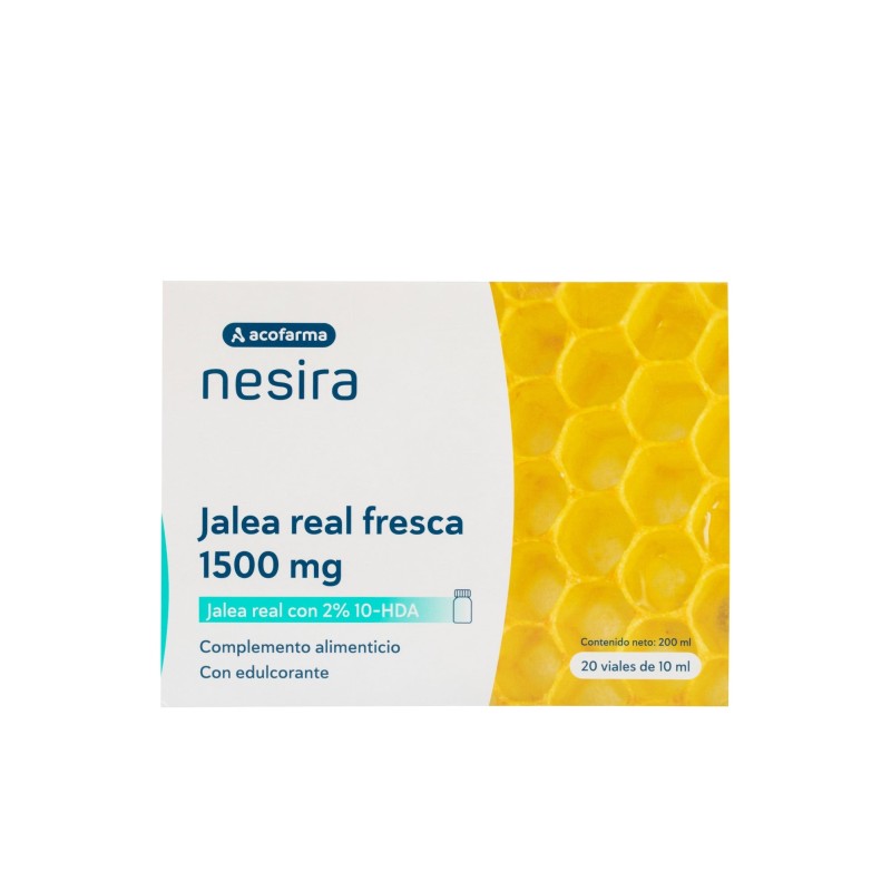 Acofarvital Jalea Real Fresca 1500Mg 20 Viales Bebibles