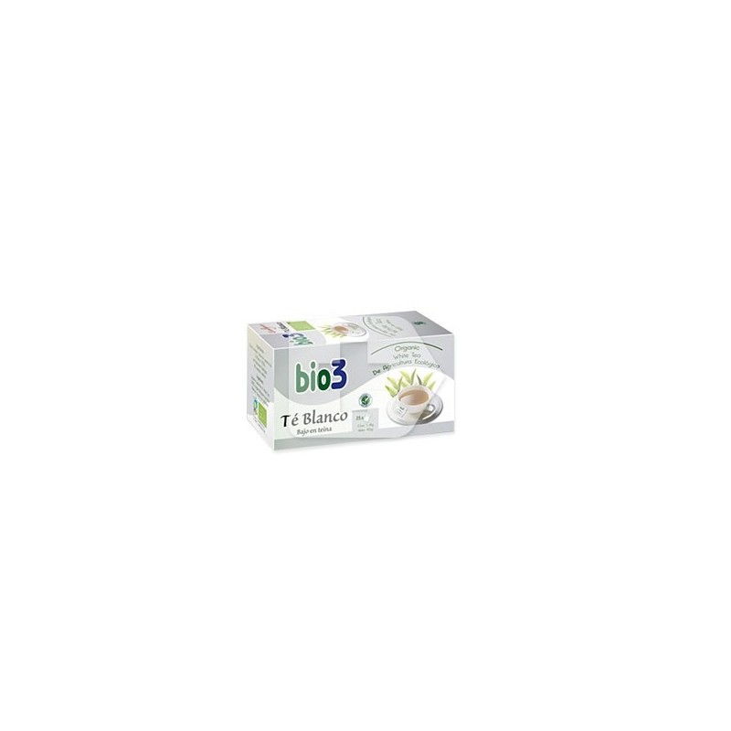 Bio3 Té Blanco Ecológico 25 Bolsitas