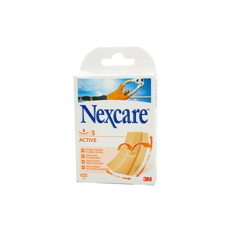 Nexcare Active Strip S 5 Tiras 10X6 Cm.