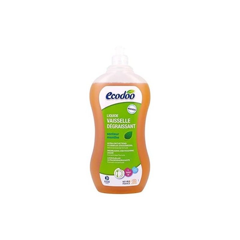 Ecodoo Lavavajilla Desengrasante Menta Eco 1L