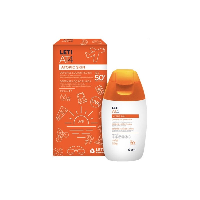 Letiat4 Atopic Skin Loción Fluida Spf50+ 100Ml