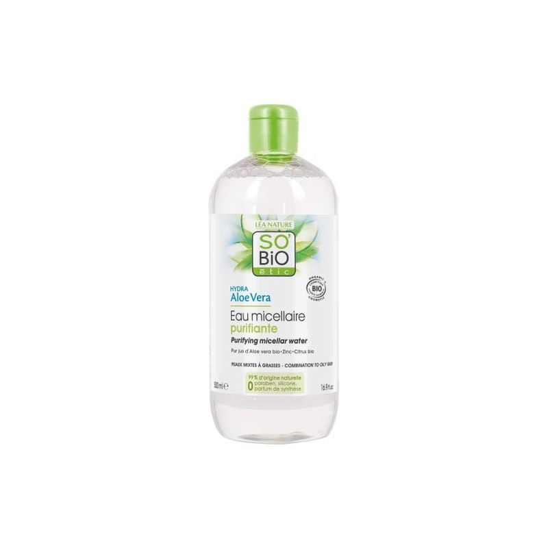 So Bio Etic Agua Micelar Purificante Aloe Lima Bio 500Ml