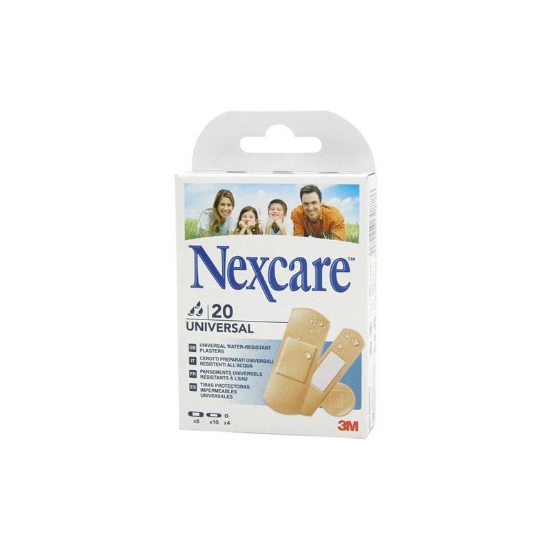 Nexcare Plastico 20 Tiras Surtido