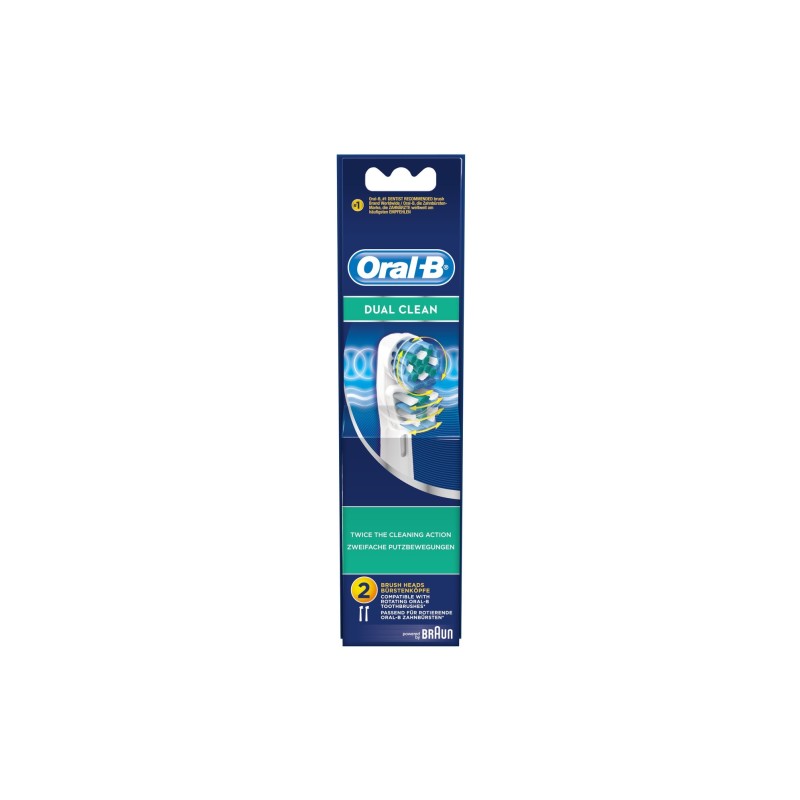 Oral-B Recambio Dual Action Recambio Cepillo Eléctrico 2U