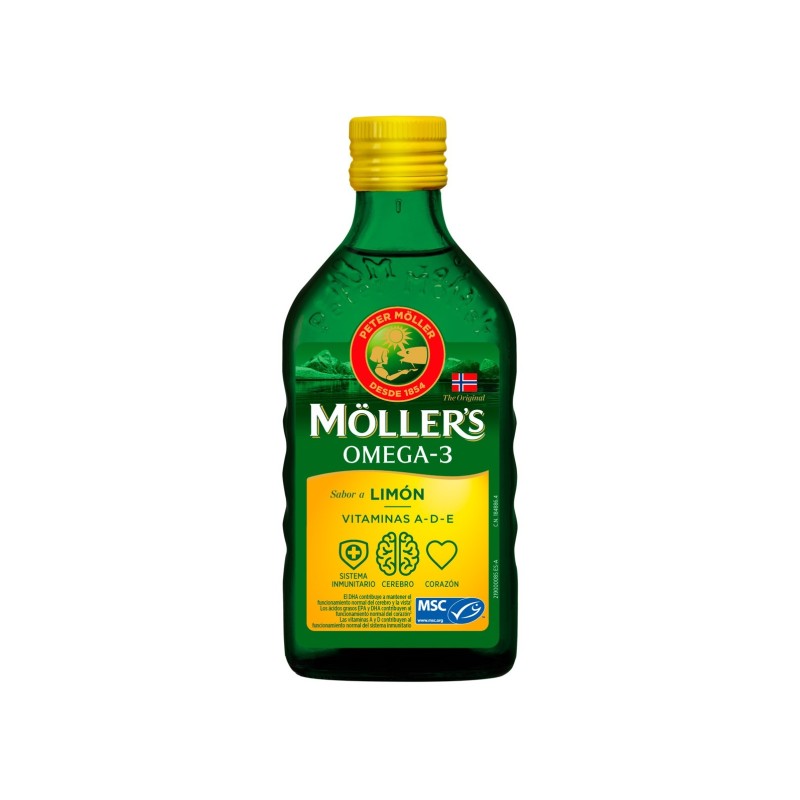 'Moller''S Aceite Higado Bacalao Lim 250Ml'