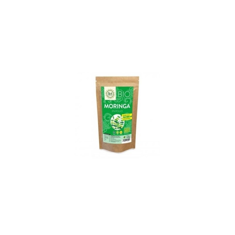 Solnatural Moringa Polvo Bio S/G Vegano 125G