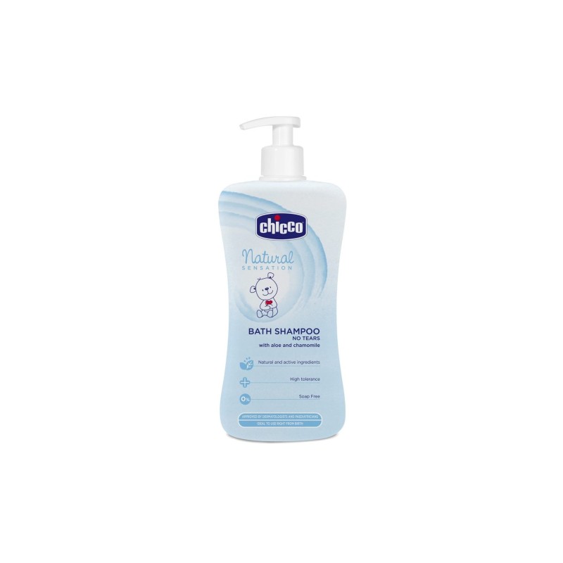 Chicco Natural Sensation Gel De Baño Y Champú Sin Lágrimas 500Ml