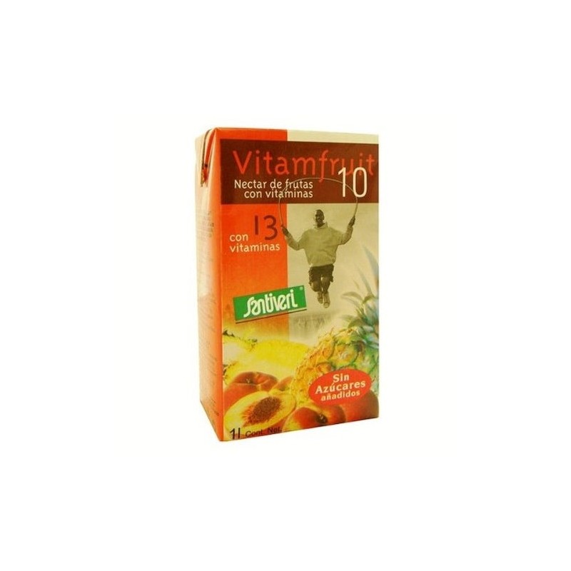 Santiveri Vitamfruit N-10 Zumo Piña Y Melocotón 1L