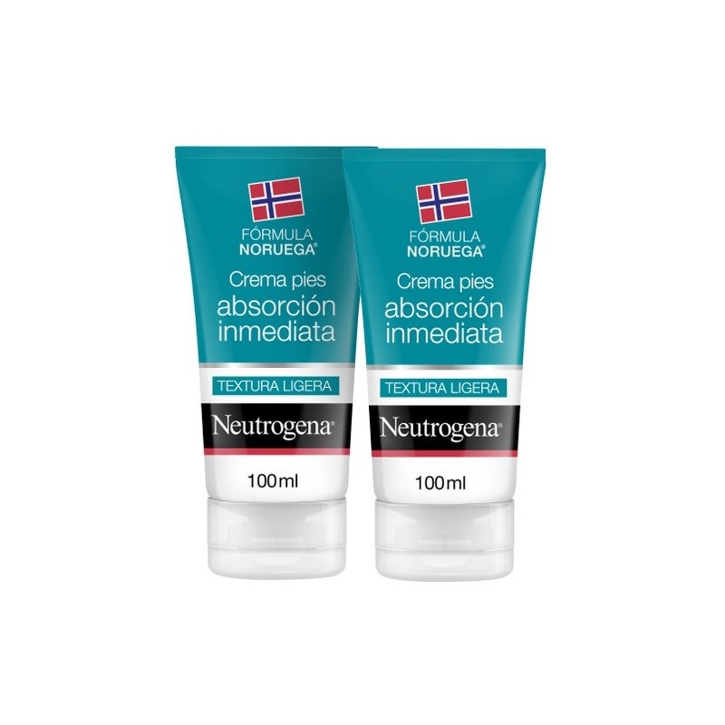 Neutrogena® Crema De Pies Absorcion Inmediata 2X100Ml