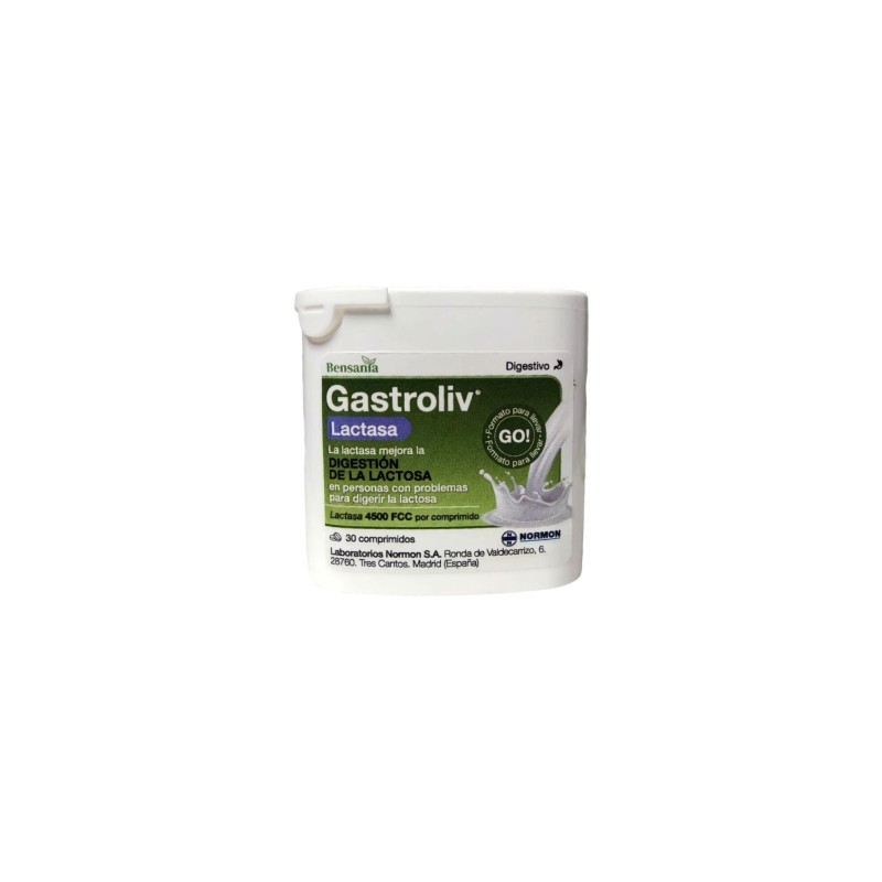 Normon Gastroliv Lactasa 30Comp