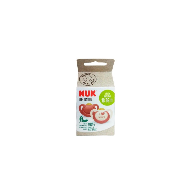 Nuk Chupete Latex Nature 18 - 36 Meses 2Uds