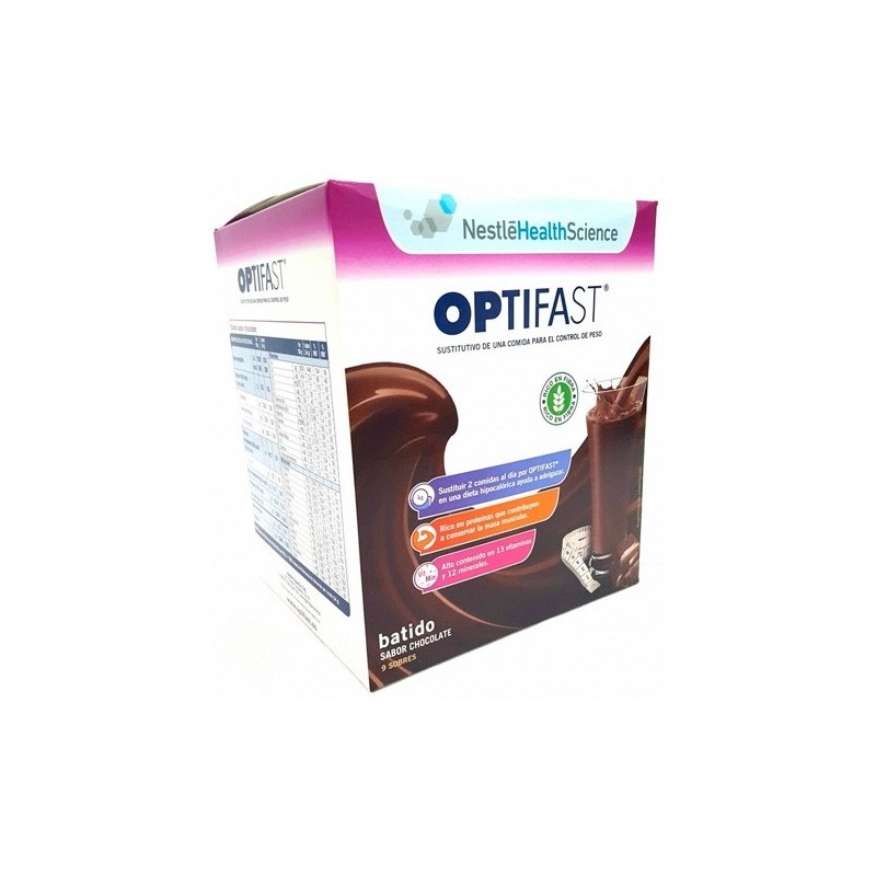 Optifast Batido Chocolate 12 Sobres 55G