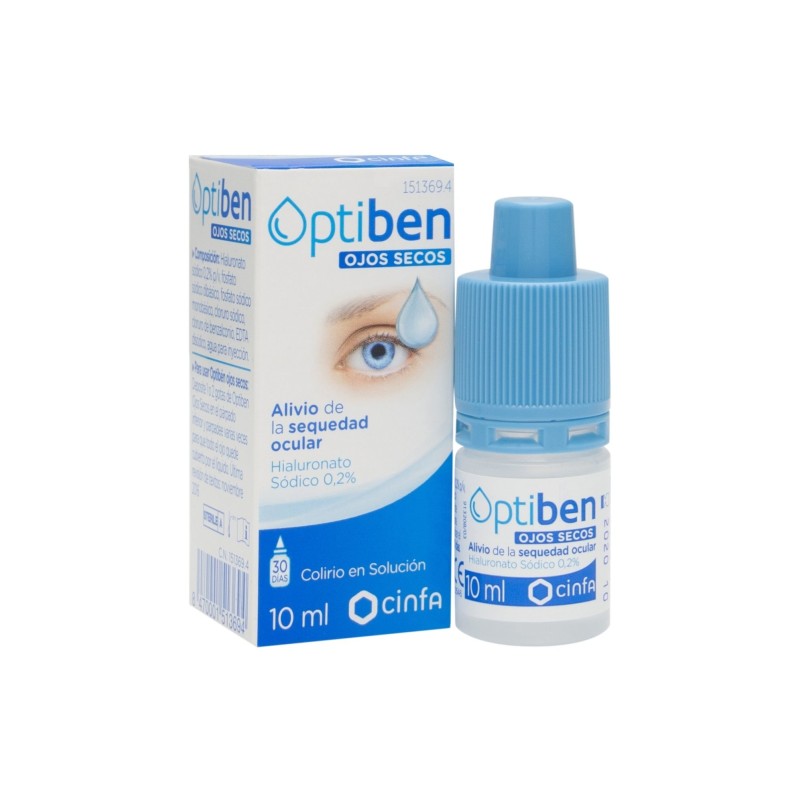 Optiben Lubricante Ocular Gotas 10 Ml