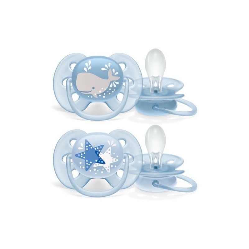 Avent Chupete Ultra Soft Decorado 6-18 Niño