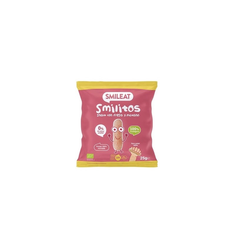 Smileat Smilitos Fresa Y Platano Eco 25G