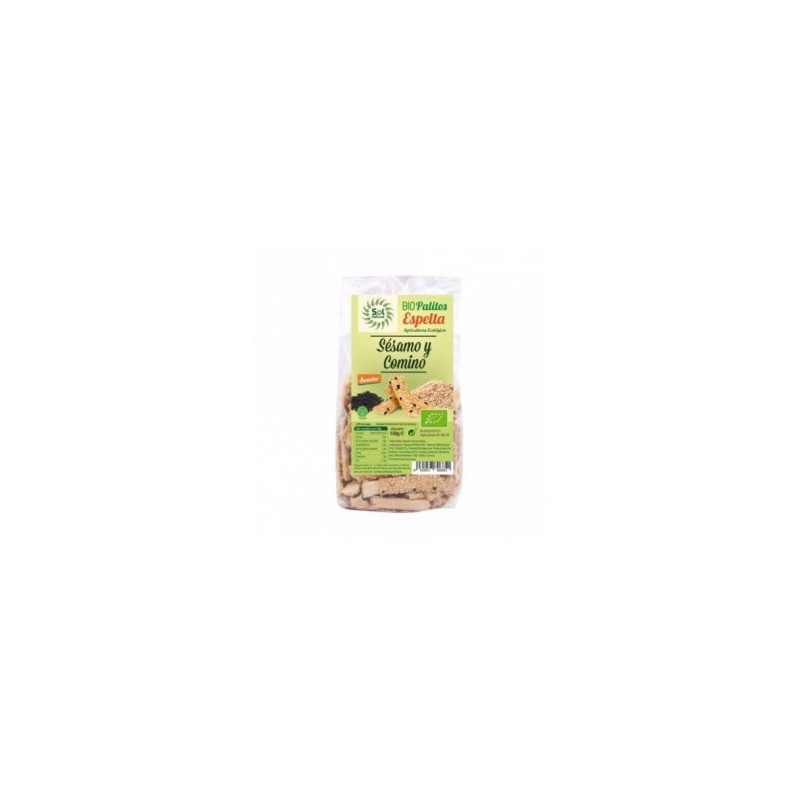 Solnatural Palitos Espelta Sesamo Comino 150G