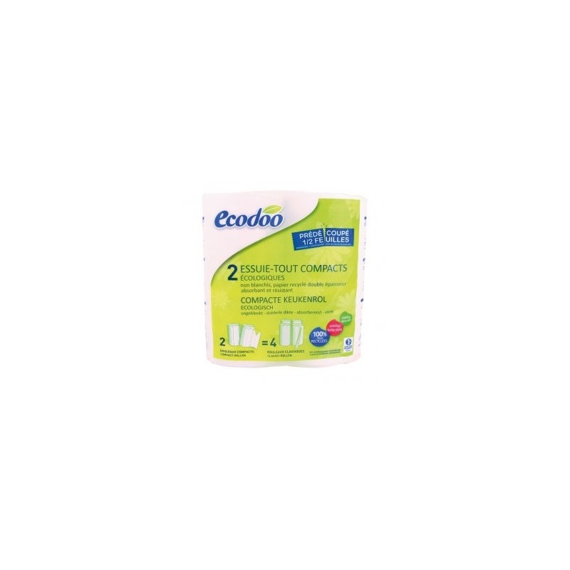 Ecodoo Papel De Cocina Reciclado 2Uds