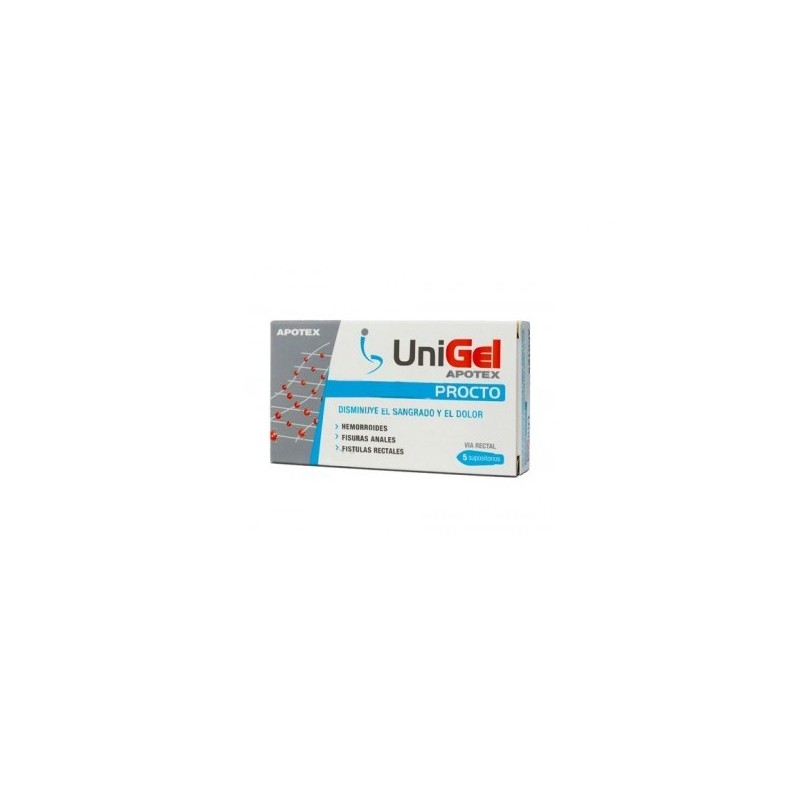 Apotex Unigel Procto 5 Supositorios