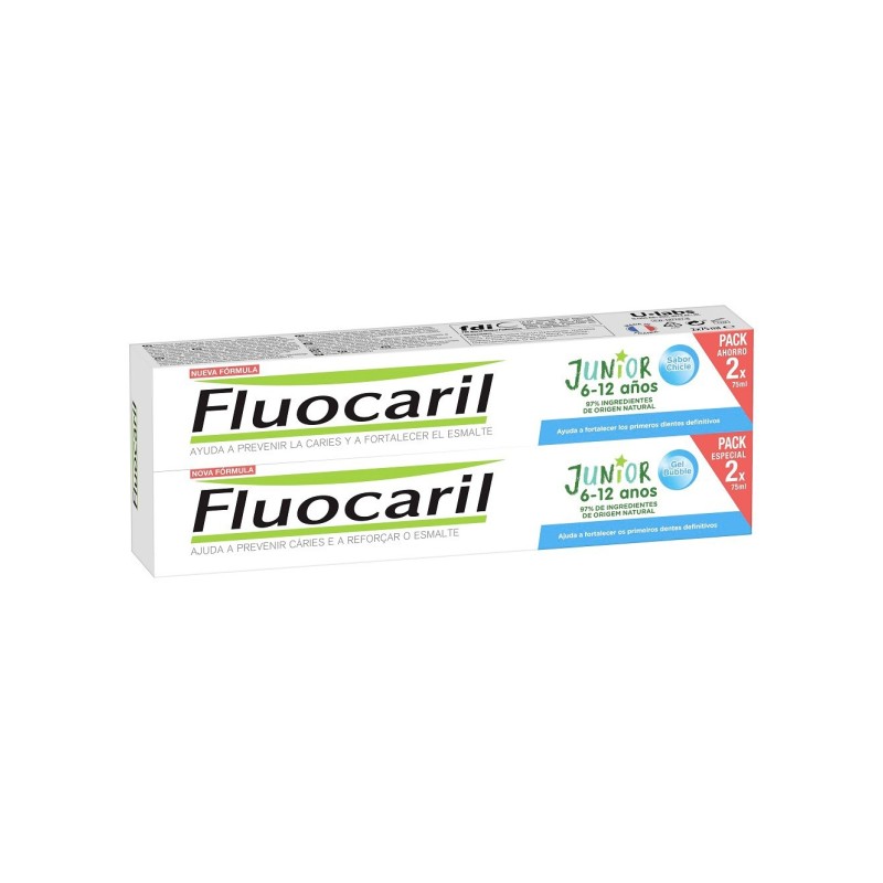 Fluocaril Gel Bubble Junior 6-12 2X75Ml