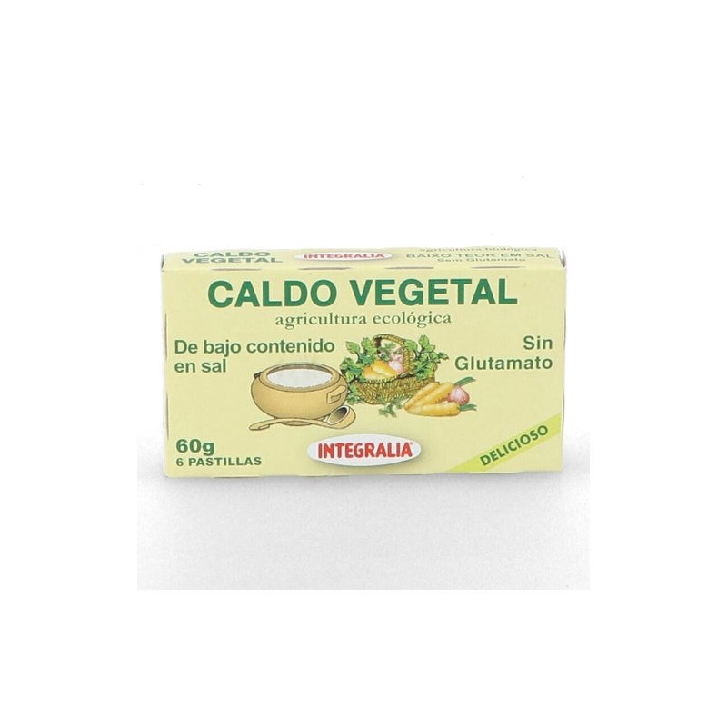 Integralia Caldo Vegetal Eco Bajo En Sal 60G