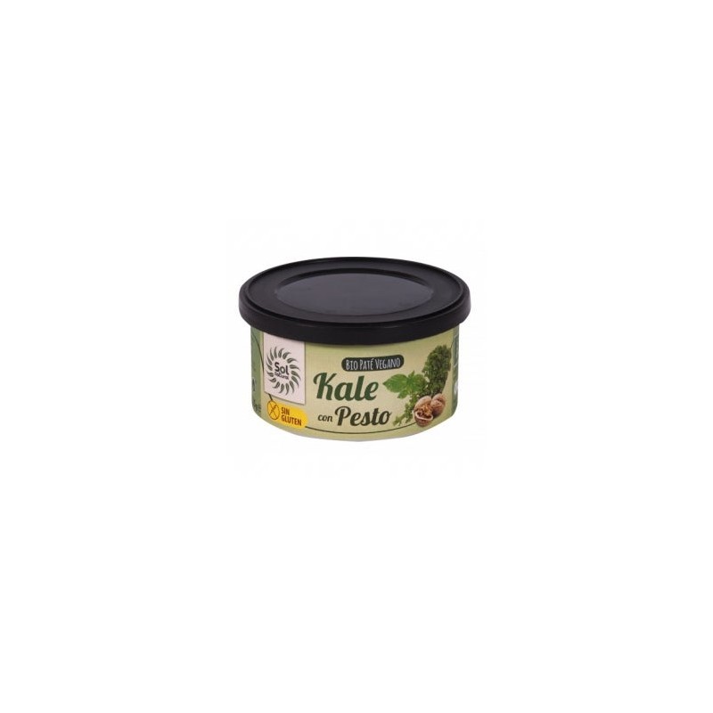 Solnatural Pate Kale Pesto Bio S/G S/Lac 125G