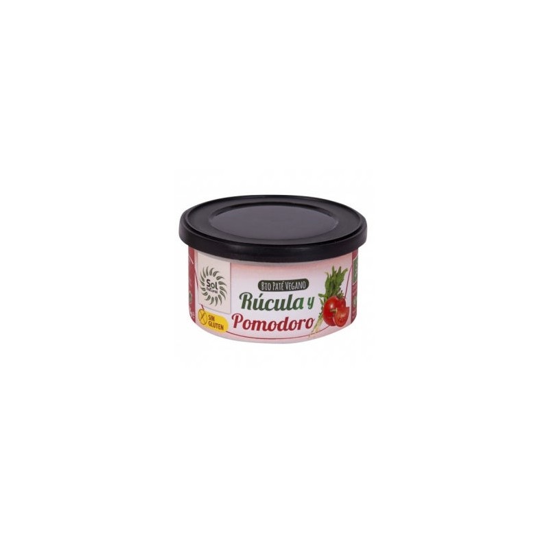 Solnatural Pate Rucula Y Pomodoro Bio S/G 125G